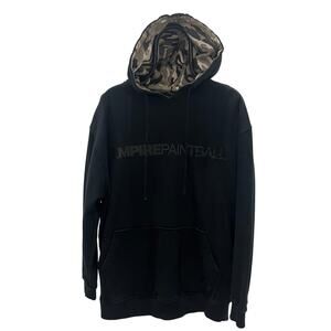 Empire Paintball Men's MD Back Camo Pullover Sweatshirt Hoodie